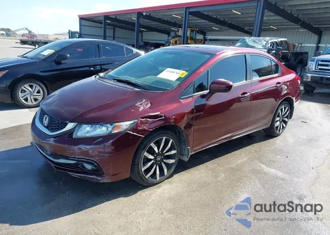 2015 Honda Civic Ex-L z USA, uszkodzony, nr VIN 2HGFB2F90FH535728